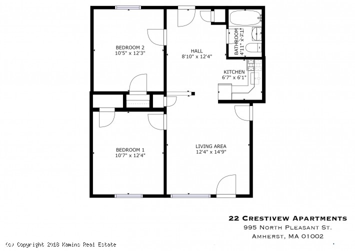 Crestview Apartments: 2 Bedroom